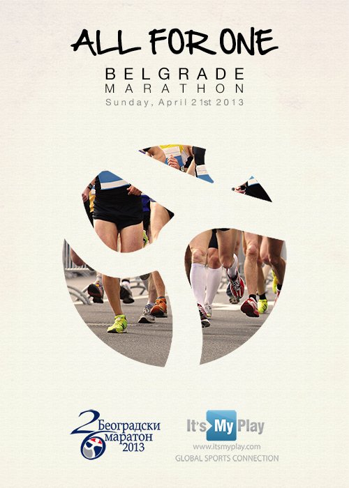ALL FOR ONE IMP Belgrade marathon