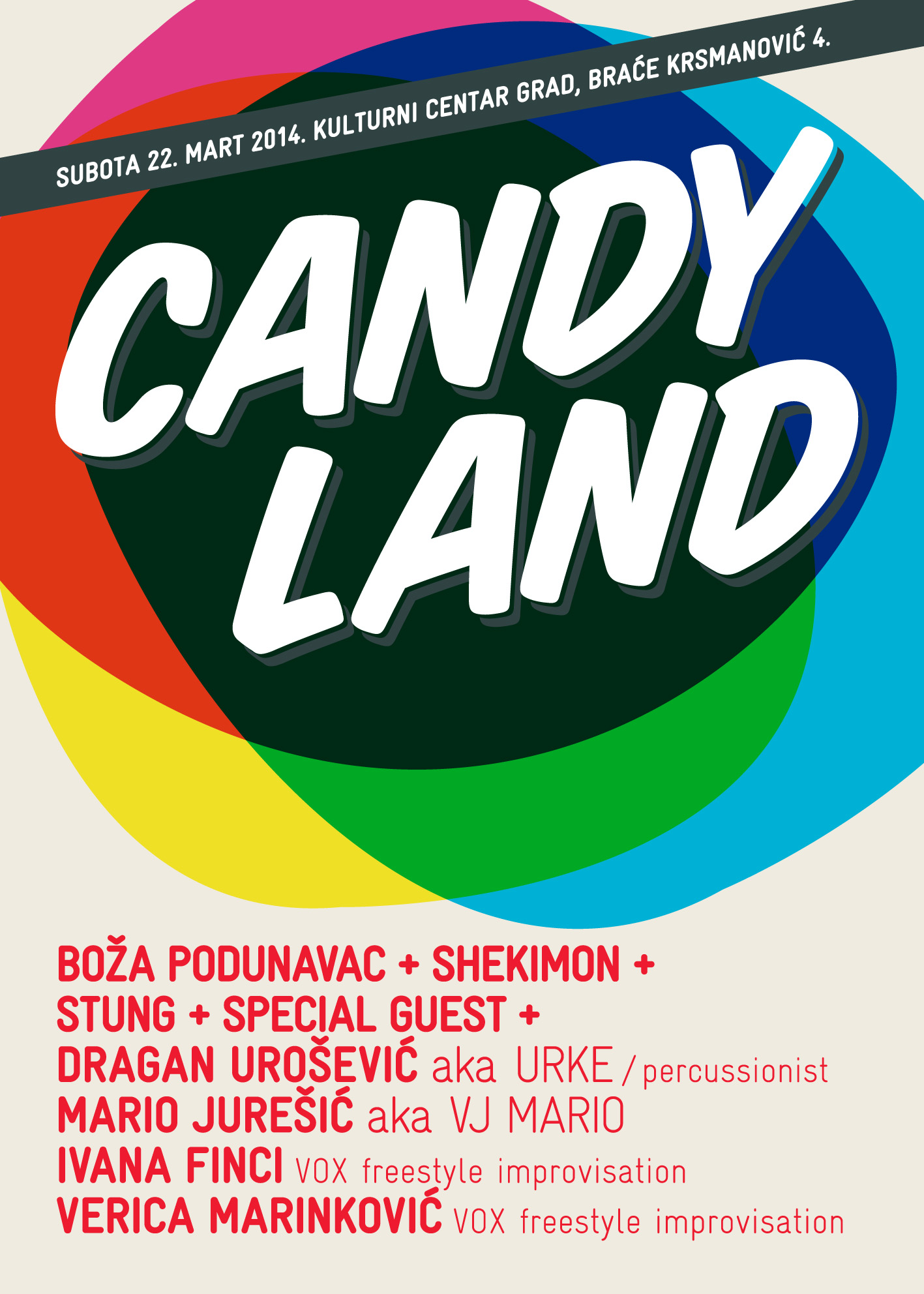 Plakat Candy Land copy