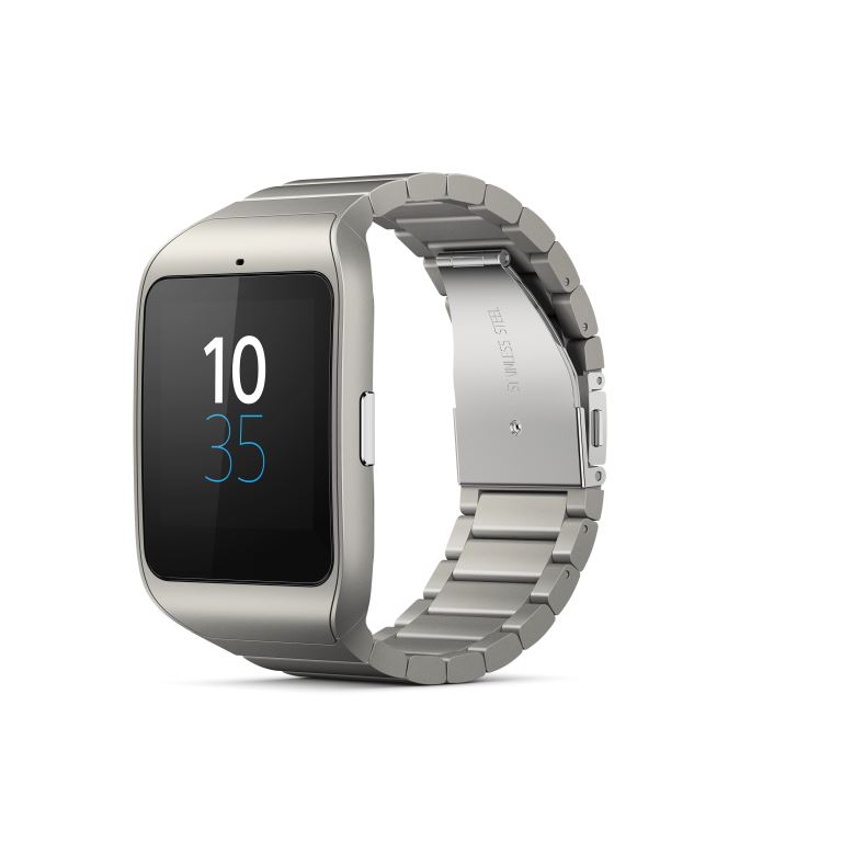 01 SmartWatch3 Stainless Steel Side