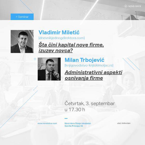 Vladrimir Miletić Milan Trbojević Seminar 2410 web poster e1443013481910
