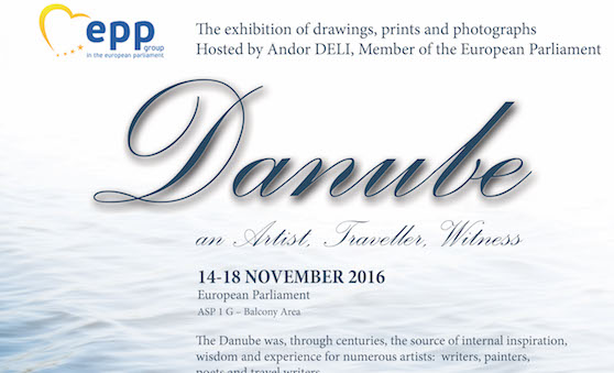 Plakat Dunav umetnik putnik svedokVer14