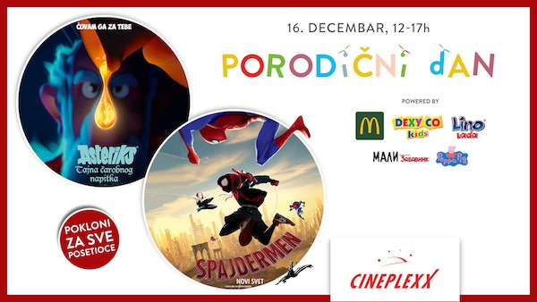 Asteriks i Spajdermen na Porodičnom danu u bioskopima