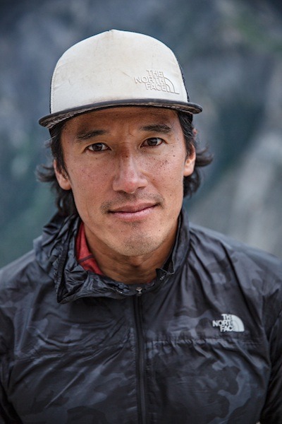 A portrait of Jimmy Chin on the summit of El Capitan in Yosemite National Park. National GeographicSamuel Crossley