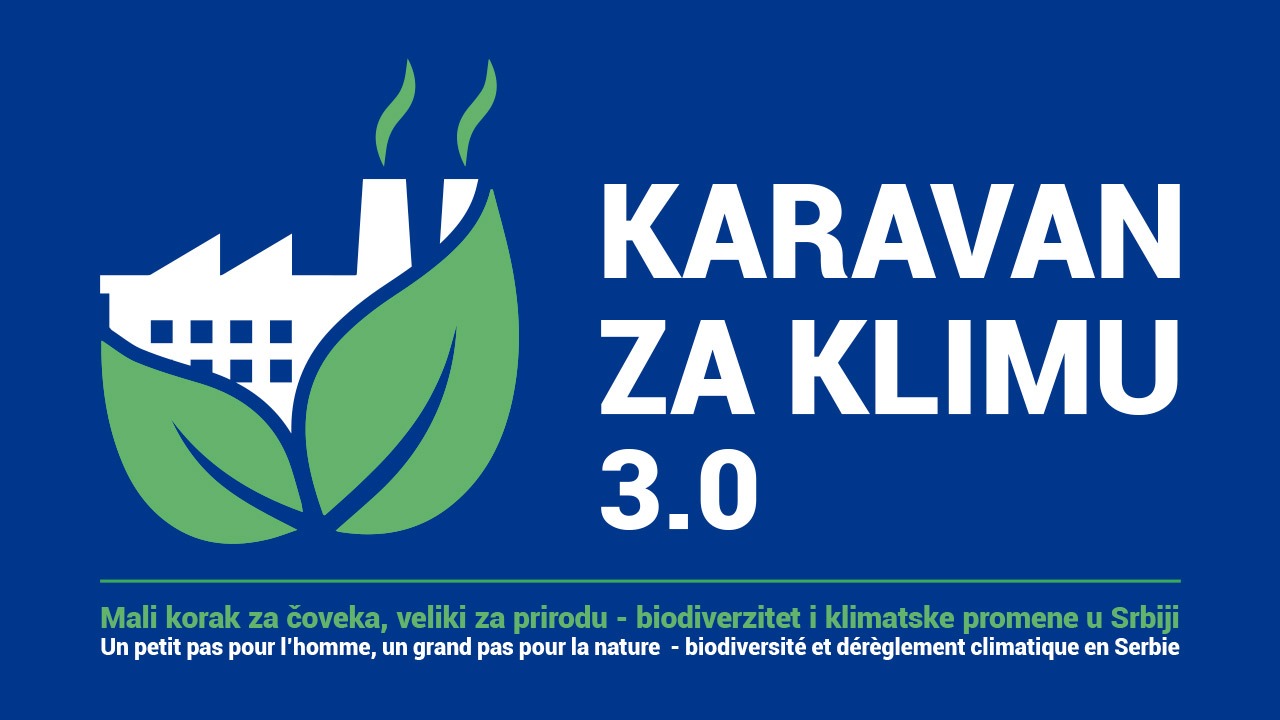 Plakat logo Karavan za klimu