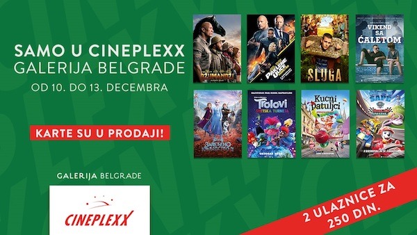 Cineplexx Galerija Belgrade Super ponuda