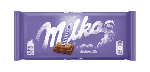 120th Birthday Milka Alpine 80g
