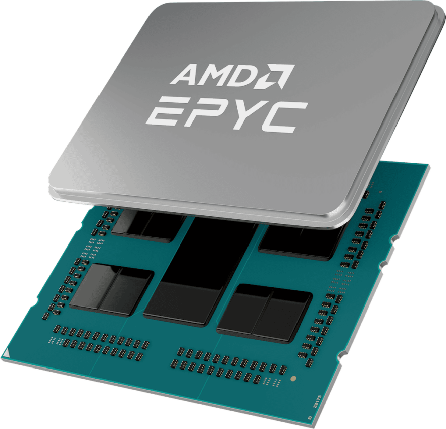 AMD EPYC 7003 Series Processor Half TopRight