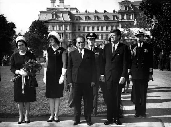 Josip Broz Tito i Jovanka1 Broz poseta predsedniku Kenediju u SAD oktobar 1963.