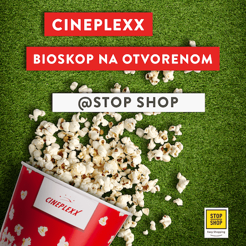 Cineplexx bioskop na otvorenom u STOP SHOPu