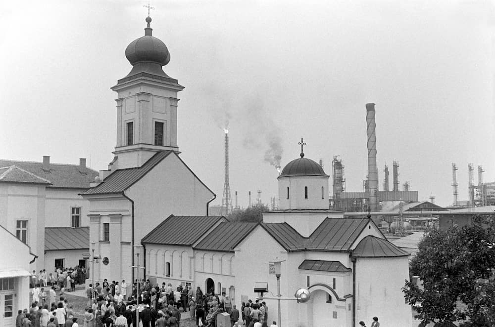 Osvestanje manastira Vojlovica 1991 Zoran Jovanović Mačak
