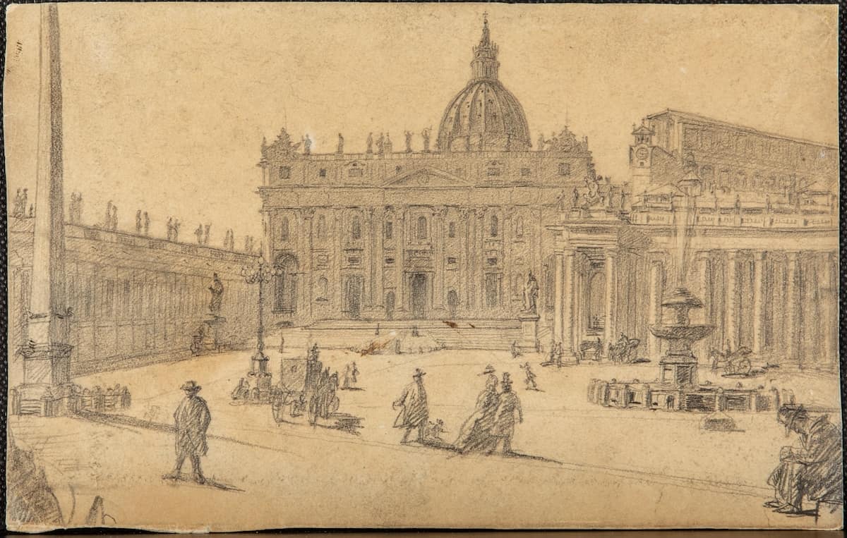 Нован Радонић Црква Светог Петра у Риму 1859