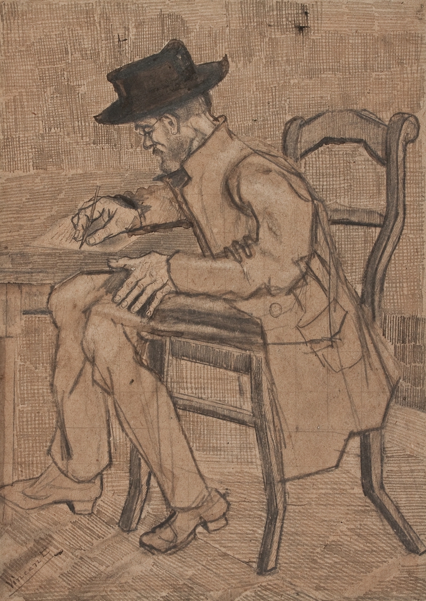 Винсент Ван Гог Писац за столом 1882 1883