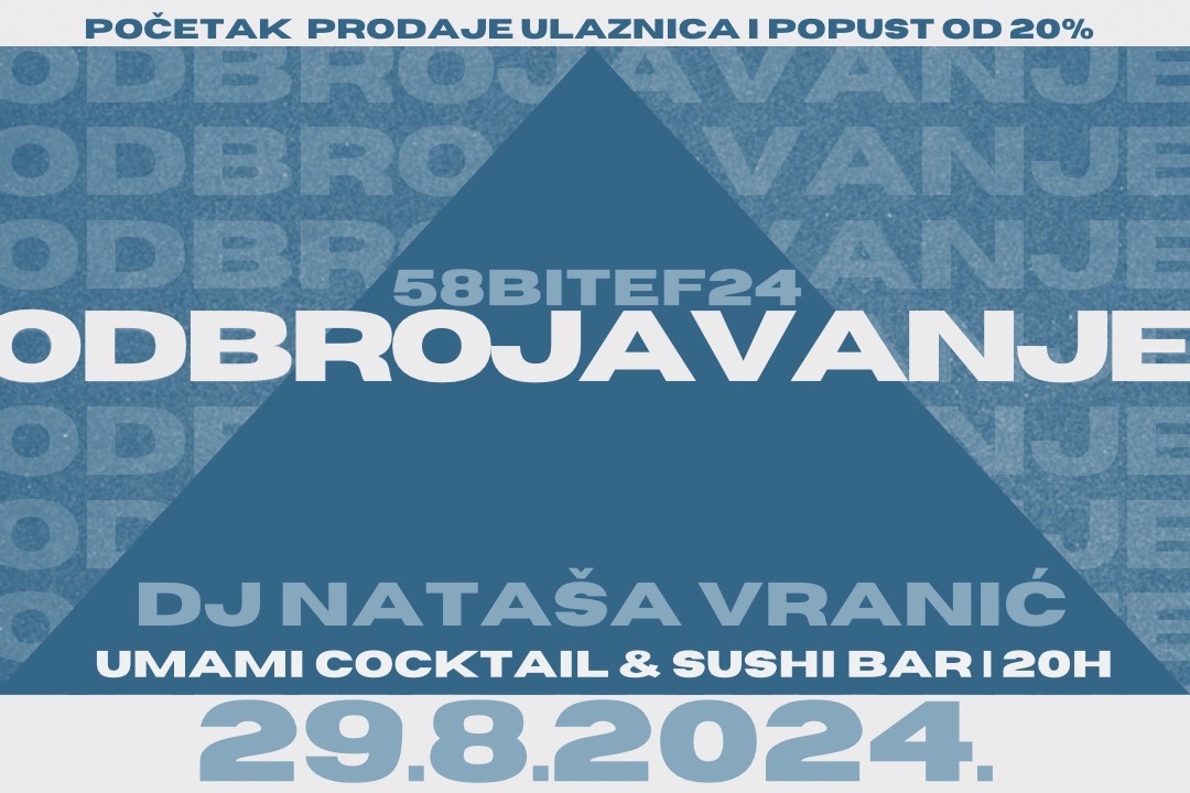 58bitef24 odbrojavanje promo